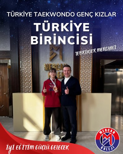 Türkiye Taekwondo Genç Kızlar TÜRKİYE BİRİNCİSİ!
